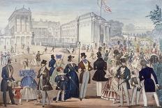 Buckingham Palace, London, 1839-Benjamin Read-Stretched Canvas