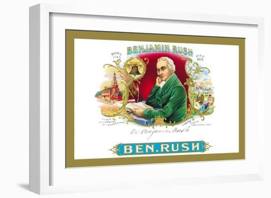 Benjamin Rush Cigars-null-Framed Art Print