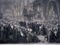 Interior of the Guildhall, City of London, 1782-Benjamin Smith-Giclee Print