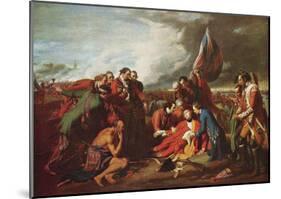 Benjamin West (Death of General Wolfe) Art Poster Print-null-Mounted Poster