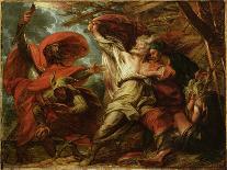 The Woman Clothed with the Sun Fleeth from the Persecution of the Dragon'-Benjamin West-Giclee Print