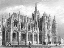 'Lincoln Cathedral - View of South Transept & Central Tower', 1836-Benjamin Winkles-Giclee Print