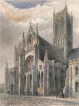 The Bishop's Throne, Exeter Cathedral, Devon, C1836-C1842-Benjamin Winkles-Giclee Print