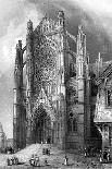 The Bishop's Throne, Exeter Cathedral, Devon, C1836-C1842-Benjamin Winkles-Giclee Print