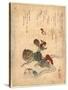 Benkeigani to Tsubaki-Katsushika II Taito-Stretched Canvas