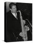 Benn Clatworthy Playing Tenor Saxophone at the Fairway, Welwyn Garden City, Hertfordshire, 2002-Denis Williams-Stretched Canvas