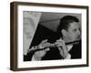 Benn Clatworthy Playing the Flute at the Fairway, Welwyn Garden City, Hertfordshire, 2002-Denis Williams-Framed Photographic Print