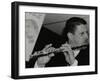 Benn Clatworthy Playing the Flute at the Fairway, Welwyn Garden City, Hertfordshire, 2002-Denis Williams-Framed Photographic Print