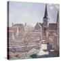 Bennecourt, 1885-Claude Monet-Stretched Canvas