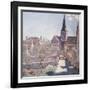 Bennecourt, 1885-Claude Monet-Framed Giclee Print