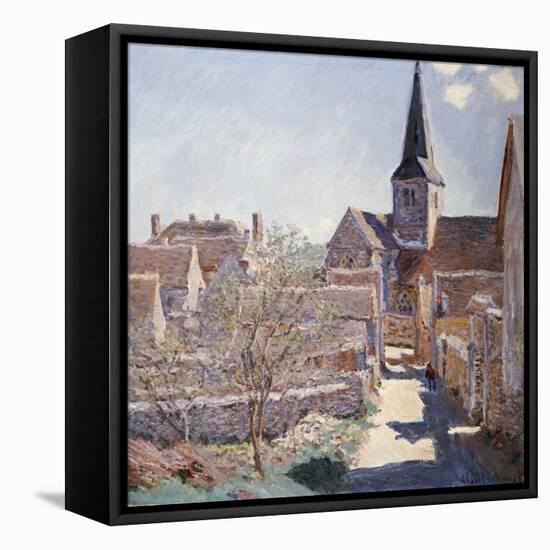 Bennecourt, 1885-Claude Monet-Framed Stretched Canvas