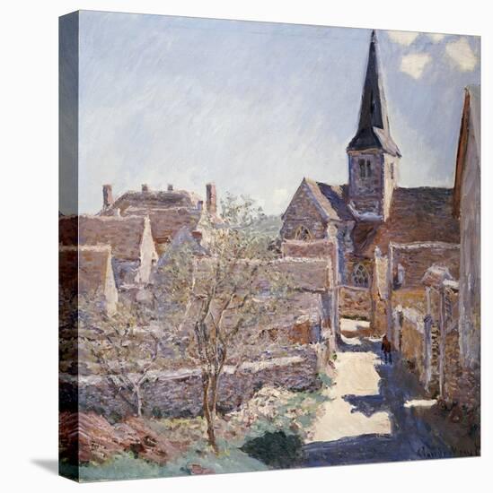 Bennecourt, 1885-Claude Monet-Stretched Canvas