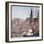 Bennecourt, 1885-Claude Monet-Framed Giclee Print