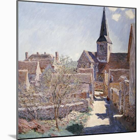 Bennecourt, 1885-Claude Monet-Mounted Giclee Print