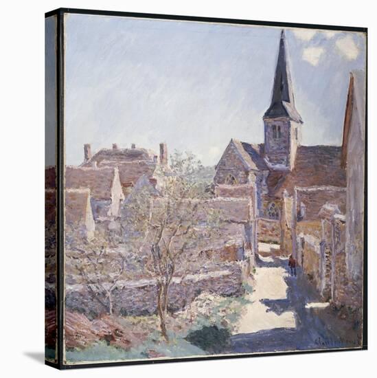 Bennecourt, 1885-Claude Monet-Stretched Canvas