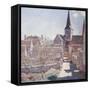 Bennecourt, 1885-Claude Monet-Framed Stretched Canvas