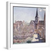 Bennecourt, 1885-Claude Monet-Framed Giclee Print