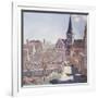 Bennecourt, 1885-Claude Monet-Framed Giclee Print