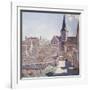 Bennecourt, 1885-Claude Monet-Framed Giclee Print