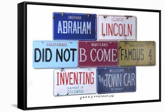 Bennet Lincoln & Town Car-Gregory Constantine-Framed Stretched Canvas