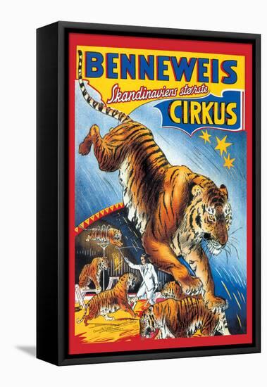 Benneweis Circus-Oscar Knudsen-Framed Stretched Canvas