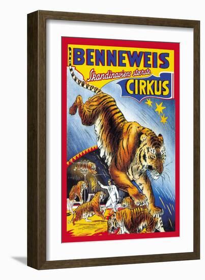 Benneweis Circus-Oscar Knudsen-Framed Art Print