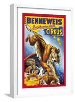 Benneweis Circus-Oscar Knudsen-Framed Art Print