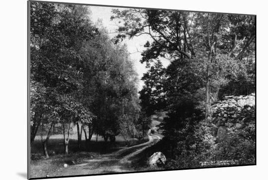 Bennington, Vermont, View of Putnam Street Road-Lantern Press-Mounted Art Print