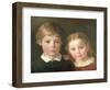 Benno Six Years and Elna, Four Years, 1864-Bengt Nordenberg-Framed Giclee Print