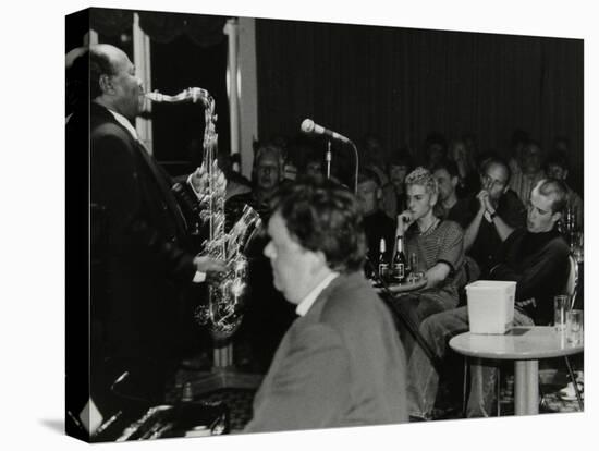 Benny Golson and Steve Melling Playing at the Fairway, Welwyn Garden City, Hertfordshire, 1998-Denis Williams-Stretched Canvas