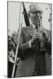 Benny Goodman Playing His Clarinet, Knebworth, Hertfordshire, 1982-Denis Williams-Mounted Photographic Print