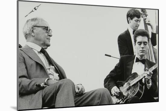 Benny Goodman Watching Phil Flanigan and Chris Flory, Knebworth, Hertfordshire, 1982-Denis Williams-Mounted Photographic Print