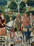 Procession of the Magi: Wall with Giuliano, detail (The Patriarch of Constantinople)-Benozzo Gozzoli-Giclee Print