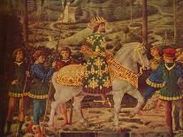 Procession of the Magi: Wall with Giuliano, detail (The Patriarch of Constantinople)-Benozzo Gozzoli-Giclee Print