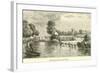 Bensington Lock and Weir-null-Framed Giclee Print