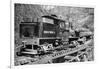 Benson Timber Company Train Hauling Logs - Clatskanie, OR-Lantern Press-Framed Art Print