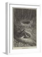 Bent Upon Adventurous Quest, These Bold Birdies Leave their Nest-null-Framed Giclee Print