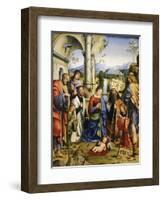 Bentivoglio Altarpiece, 1499-Francesco Francia-Framed Giclee Print