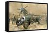 Bentley and Spitfire-Peter Miller-Framed Stretched Canvas