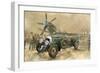 Bentley and Spitfire-Peter Miller-Framed Giclee Print