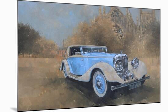 Bentley by Kellner, 1936-Peter Miller-Mounted Premium Giclee Print