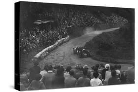 Bentley of Eddie Hall competing in the Shelsley Walsh Hillclimb, Worcestershire, 1935-Bill Brunell-Stretched Canvas