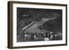 Bentley of Eddie Hall competing in the Shelsley Walsh Hillclimb, Worcestershire, 1935-Bill Brunell-Framed Photographic Print