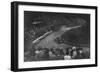 Bentley of Eddie Hall competing in the Shelsley Walsh Hillclimb, Worcestershire, 1935-Bill Brunell-Framed Photographic Print