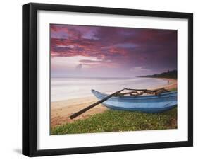 Bentota Beach at Sunset, Western Province, Sri Lanka-Ian Trower-Framed Photographic Print