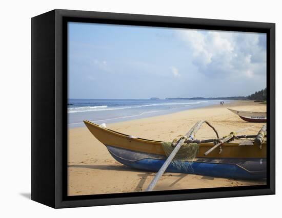 Bentota Beach, Western Province, Sri Lanka, Asia-Ian Trower-Framed Stretched Canvas