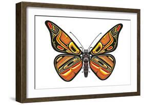 Bentwood Butterfly-Matt James-Framed Art Print