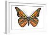 Bentwood Butterfly-Matt James-Framed Art Print