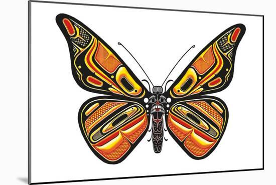 Bentwood Butterfly-Matt James-Mounted Art Print