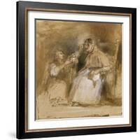 Benvenuto Cellini (1500-71) and Pope Paul II (1468-1579)-Sir David Wilkie-Framed Giclee Print